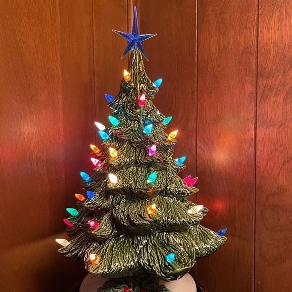 Other - Vintage 1980 Ceramic Christmas Tree